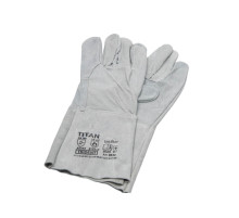 Рукавиці термостійкі для зварювальних робіт cірі, розмір 10
