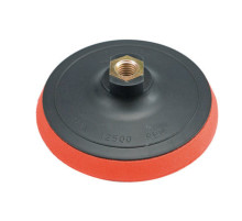 Круг-насадка шліфувальна VOREL з липучкою : Ø=125мм + гайка М14 [25/100]