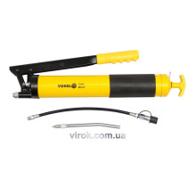 Шприц смазочный VOREL, V= 600 см³, 41-69 MPa. с гибкой и жесткой трубками [6/12]