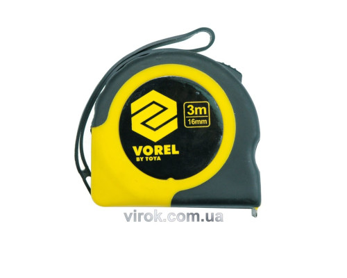 Рулетка VOREL : L= 3 м x 16 мм [12/120]