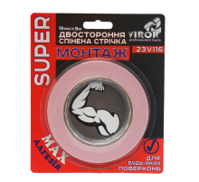 Лента 2-сторонняя вспененная VIROK Moment Fix: 19 мм х 5 м [10]