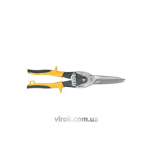 Ножницы по металлу YATO: L= 290 мм, прямые удлиненные, Cr-Mo [6/36]