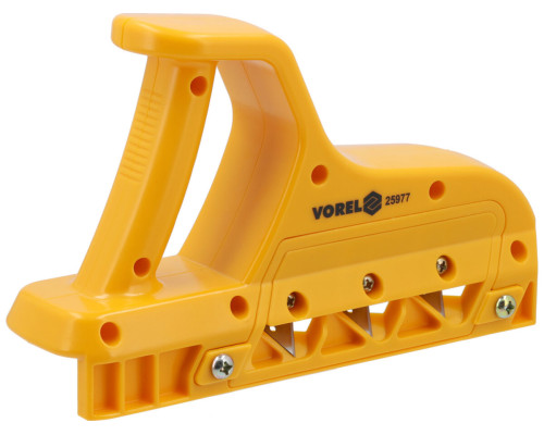 Рубанок крайковий по г/к плитах VOREL з кутами обробки 45° і 60° ABS пластиковий корпус [24]