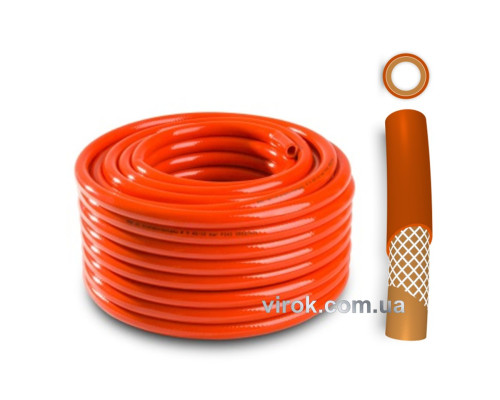 Шланг ПХВ до пропан-бутану оранж. з роб. тиск. 1 МПа, Ø=10 мм, t=2,6 мм, l= 50 м