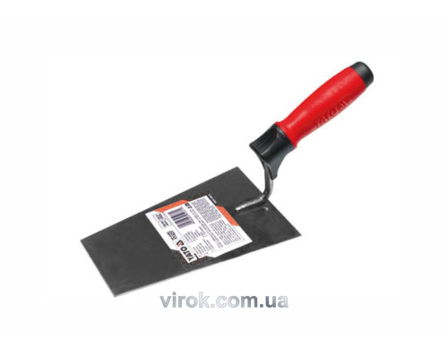 Кельма трапецевидна YATO : 180х120х80 мм. нержавіюча [10]