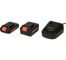 Аккумуляторы 2 для инструментов с зарядным устройством STHOR: Li-Ion 20 В, 2 и 4 АГод [6]