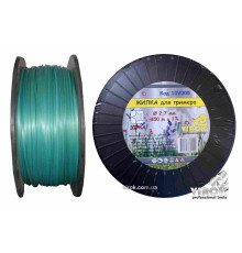 Жилка для тримера "ЗІРКА" TM VIROK : Ø= 2.7 мм, l= 350 м (бобіна)