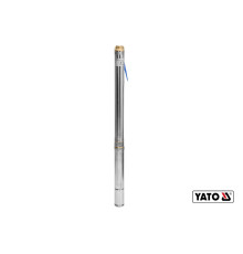 Насос для води глибинний YATO: 550Вт, 6000л/год, макс.висота- 50м, макс.глибина- 80м, кабель-20м [1]
