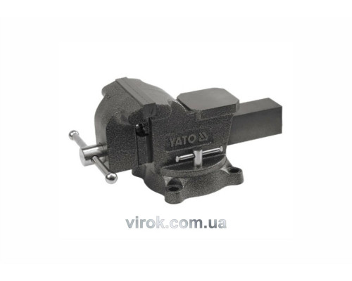 Лещата слюсарні обертові з наковальнею YATO, b= 100 мм, m=7кг [2]