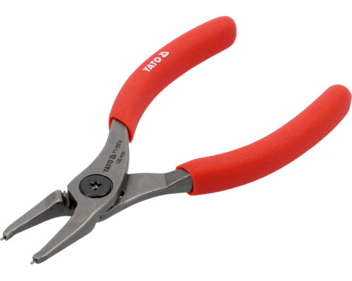 Щипці SEGERA для стопорних кілець YATO прямі стискні, l= 145 мм, розвід- 8-13 мм [6/48]