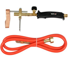 Паяльник газовий для покрівельних робіт YATO з нагрівальним наконечником і шлангом- 1,5 м [20]