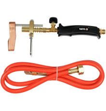 Паяльник газовий для покрівельних робіт YATO з нагрівальним наконечником і шлангом- 1,5 м [20]