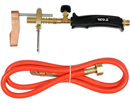 Паяльник газовий для покрівельних робіт YATO з нагрівальним наконечником і шлангом- 1,5 м [20]