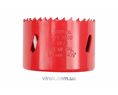 Пила кільцева BI-METAL YATO : HSS M3, Ø= 76 мм [25/50]