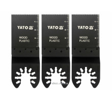 Полотна-насадки різальні YATO BIM : універсальні для реноватора, 3 шт., 40 х 34 мм [10/100]