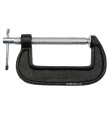 Струбцина з гвинтовим затиском "G" подібна VOREL; l= 75 мм [50]