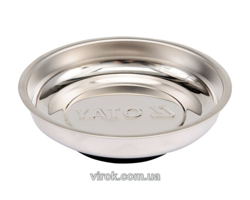 Миска нержавіюча з магнітним дном YATO, Ø=110мм [12/48]
