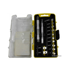 Ножі для облицювальних робіт Stanley 2 шт. і змінні леза- 12 шт. комплект