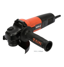 Шліфмашина кутова мережева YATO : P= 1100 Вт, Ø= 125 мм [6/144]