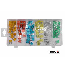 Автомобильные предохранители YATO MINI, по 20 шт. для токов 5, 10, 15, 20, 25, 30 А, 120 шт [12]