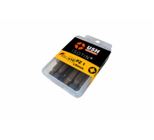 Насадка викруткова USH ISOTIN : Pozidriv PZ1 x 50 мм. Torsion. титанове покриття. Уп. 10 шт.