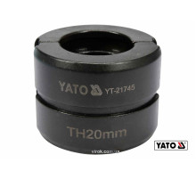Насадка для пресс-клещей YT-21735 YATO: TH20 мм [50]