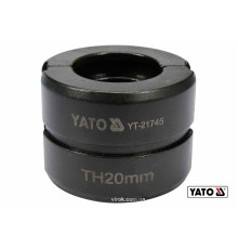 Насадка для прес-кліщів YT-21735 YATO : TH20 мм [50]