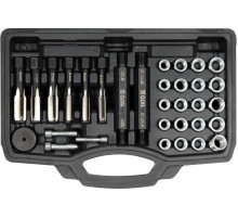 Набір для ремонту різьби "свічок" запалення YATO M8- М12 мм, 33 елем. [10]