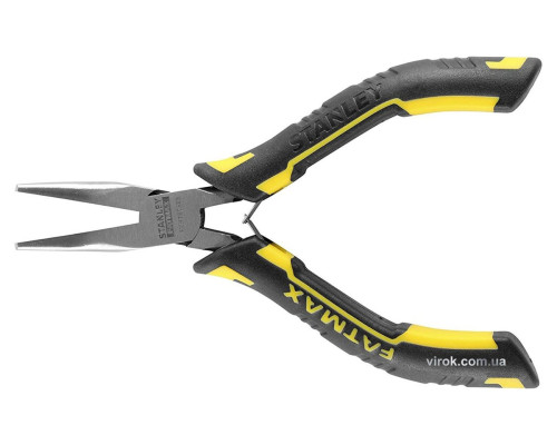 Плоскогубцы-мини с изогнутыми губками STANLEY "FatMax": l= 130 мм