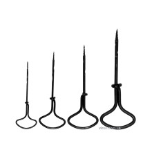 Бури ручні по дереву VOREL, Ø= 2, 3, 4, 5 мм, l= 100- 140 мм, 4 шт.(DW)