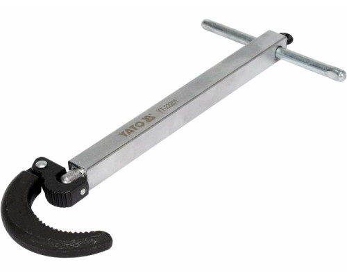 Ключ трубний гаковий до сантехнічних труб YATO: L= 230- 410 мм, до Ø= 32- 63,5 мм [6/12]