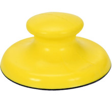 Блок-держатель для шлифования круглый VOREL: Ø= 150 мм с липкой платформой "Велкро" [10/60]