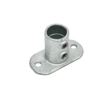 Фланець опорний NORMA: для труб Ø= 33,7 мм платформа 127х 62 мм, h= 71 мм з ковкого чавуну