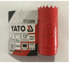 Пила кольцевая BI-METAL YATO: HSS M-3, Ø=27 мм
