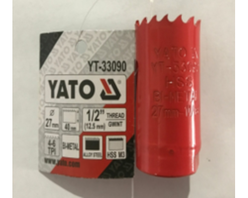 Пила кільцева BI-METAL YATO: HSS M-3, Ø= 27 мм