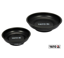 Миски магнитные круглые YATO: Ø= 150 и 108 мм, 2 шт [6/24]