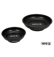Миски магнітні круглі YATO : Ø= 150 і 108 мм, 2 шт [6/24]