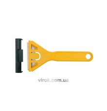 Скребок VOREL зі змінним лезом 60 мм трапецевидний для здирання фарби [50/200]