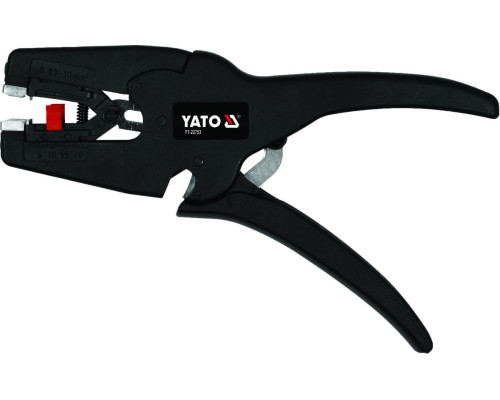 Знімач ізоляції автоматичний YATO, L= 195 мм, межа обробки- 0,03- 10 мм² [10/40]