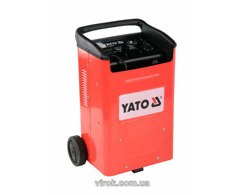 Пуско-зарядное устройство YATO: аккумулятор 12/24 В, 60-540 А, 20-800 Аh, 230 В [1/12]