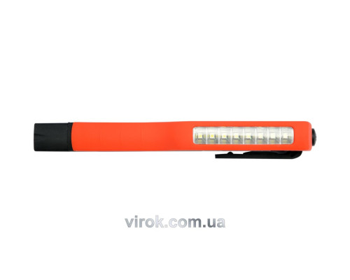 Ліхтар LED на батарейки 3Х ААА з 8 діодами , магніт + кліпса(DW)