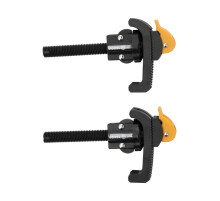 Струбцини швидкозатискні з нейлону VOREL настільні, l= 160 мм, Ø= 18 мм, важіль 110х 30 мм, 2 шт [5]