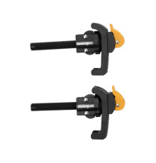 Струбцини швидкозатискні з нейлону VOREL настільні, l= 160 мм, Ø= 18 мм, важіль 110х 30 мм, 2 шт [5]