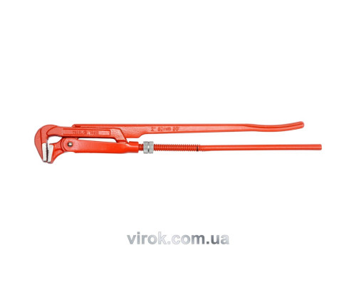 Ключ трубний з карбонової сталі VOREL 2", 90° [8]