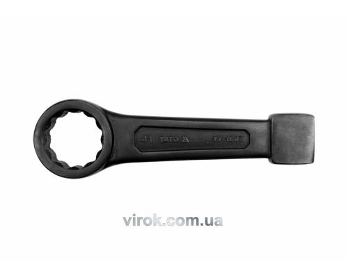 Ключ накидний ударний YATO : М= 24 мм, L= 160 мм, CrV [5/25]
