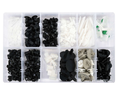 Шпинки для автосалоної обшивки VOLKSWAGEN YATO, різні, 12 типорозмірів, 255 шт. [20/320]