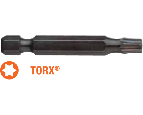 Насадка отверточная USH Industry: TORX T20 x 50 мм. Torsion, удлиненная Уп. 10 шт.
