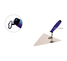 Кельма каменщика треугольная из нержавейки PROFI, двухкомпонентная ручка, 200 мм, ТМ VIROK