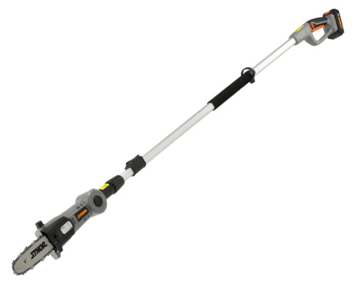 Сучкоріз ланцюговий акумулят на телескоп тримачі 214-274см STHOR Li-Ion 20 В 2 АГод, шина l=20см [2]