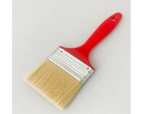 Пензель малярний плоский PROFI ТМ"VIROK",нейлонова щетина , пластмасова ручка b= 76 мм